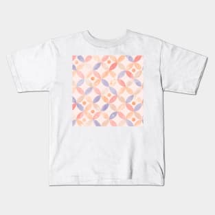 Pastel abstract sample pattern Kids T-Shirt